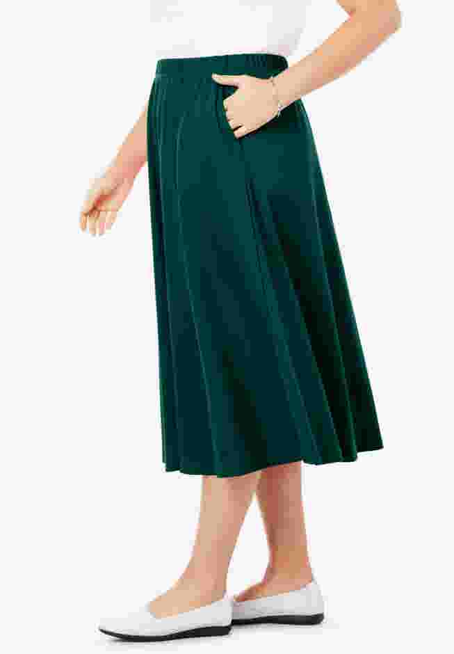 7-Day Knit A-Line Skirt image number 2