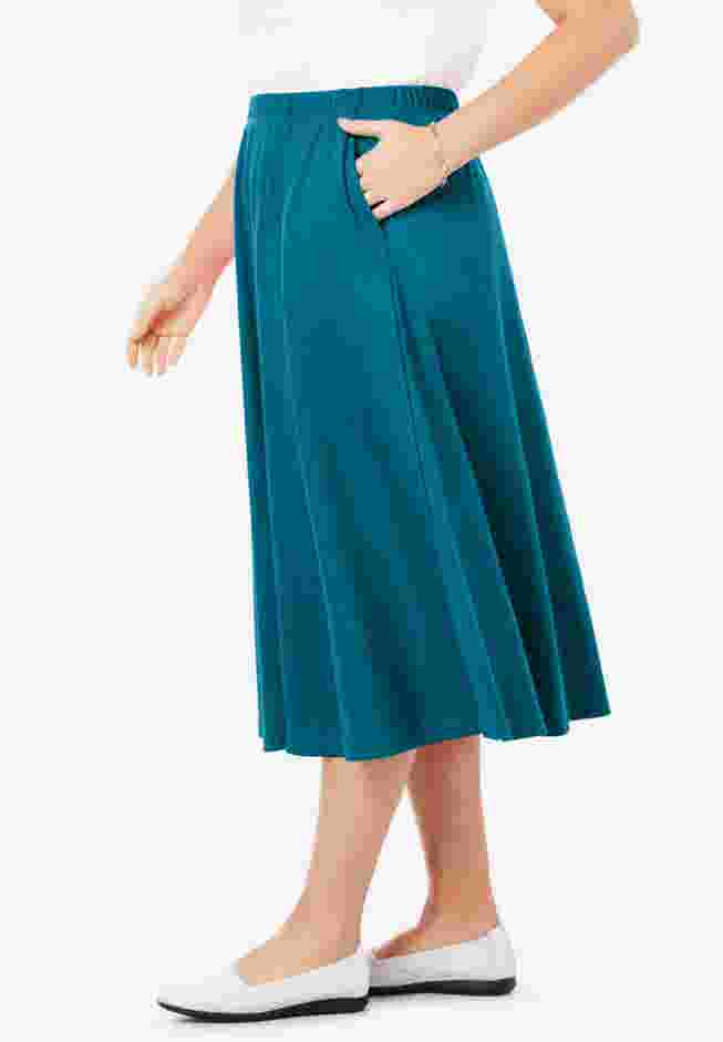 7-Day Knit A-Line Skirt image number 2