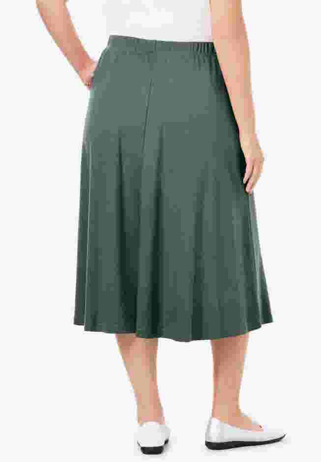 7-Day Knit A-Line Skirt image number 1