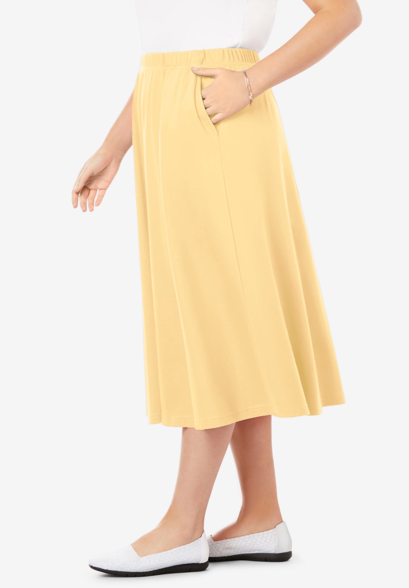 7-Day Knit A-Line Skirt image number 2