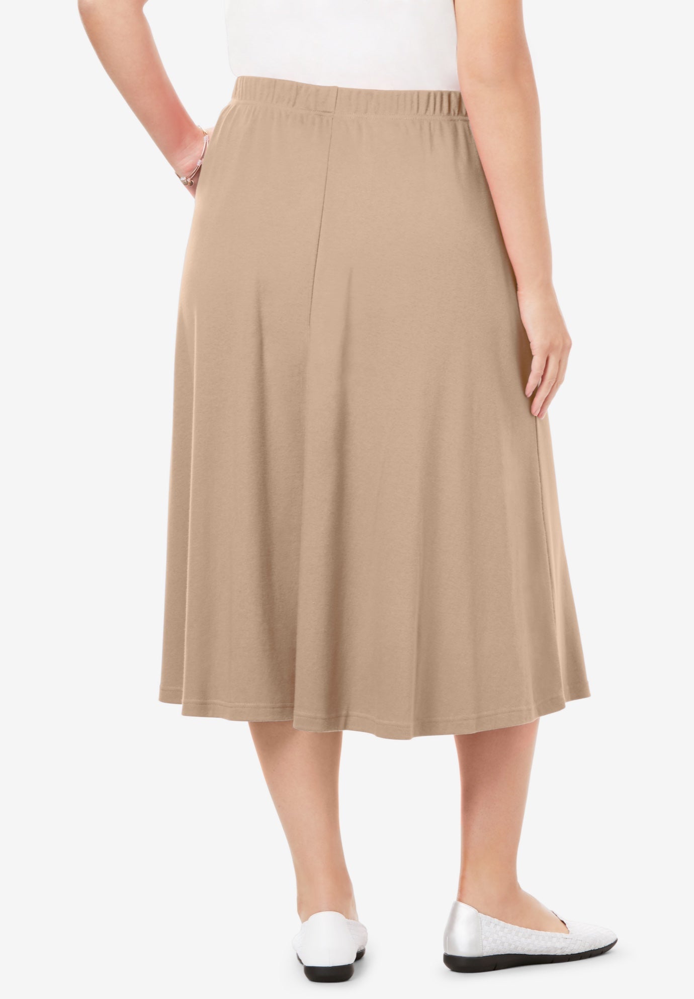 7-Day Knit A-Line Skirt image number 2