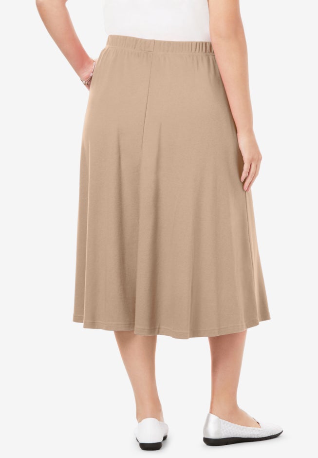 7-Day Knit A-Line Skirt image number 2