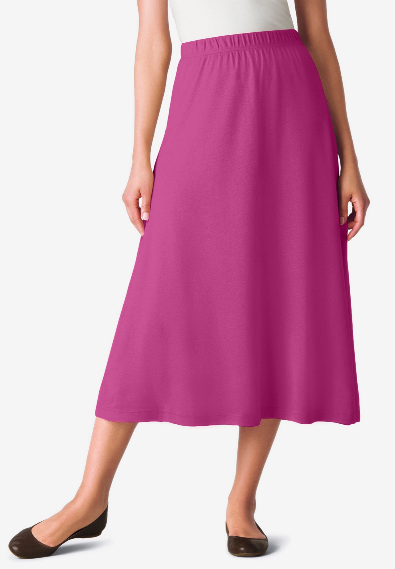 7-Day Knit A-Line Skirt image number 0