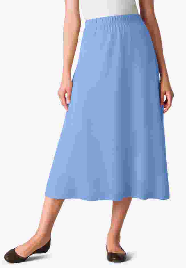 7-Day Knit A-Line Skirt image number 0