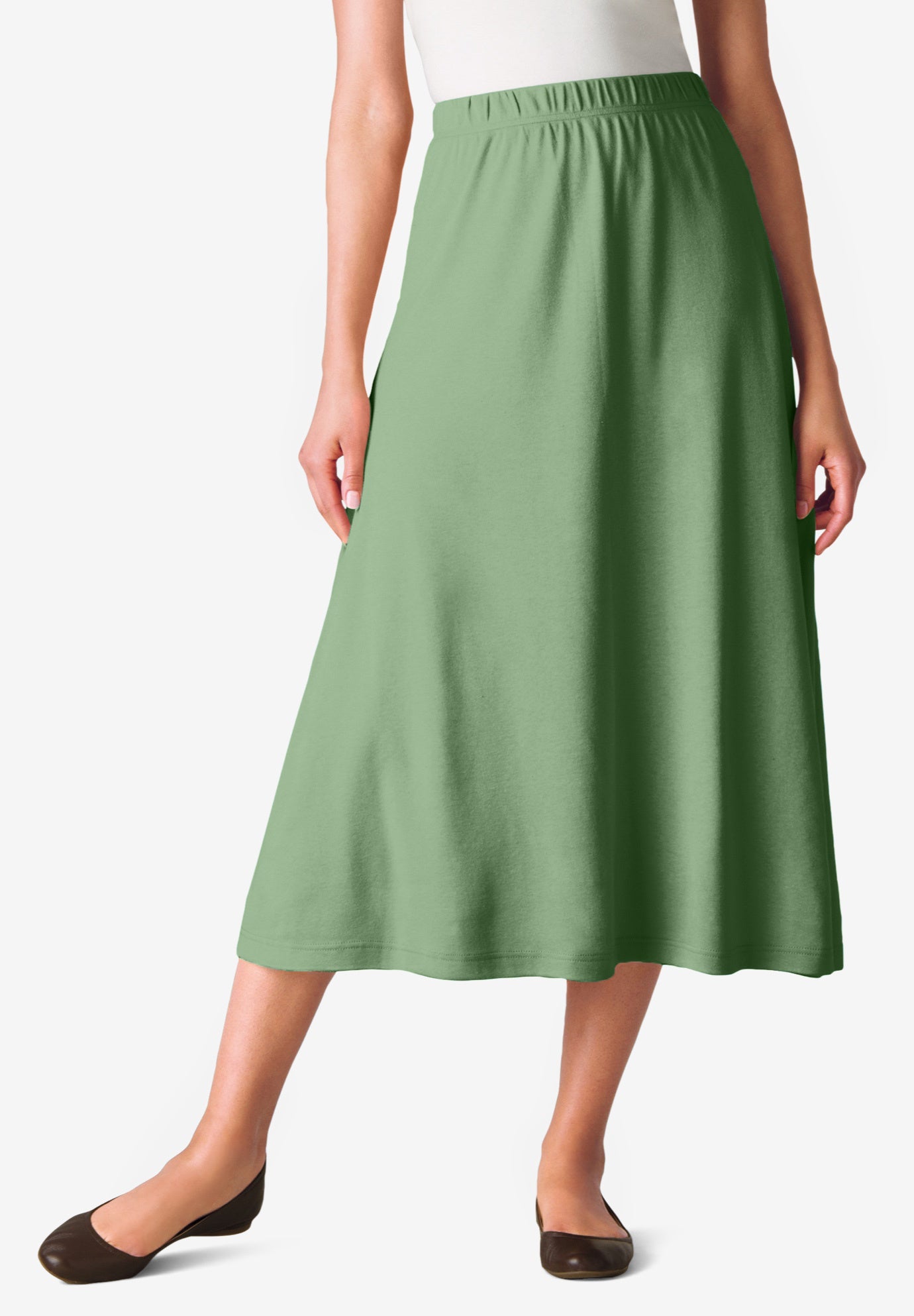 7-Day Knit A-Line Skirt image number 0