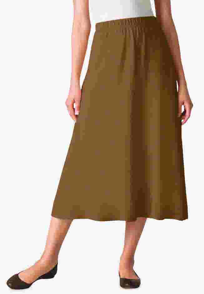 7-Day Knit A-Line Skirt image number 0