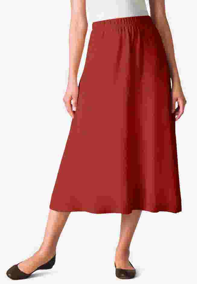 7-Day Knit A-Line Skirt image number 0