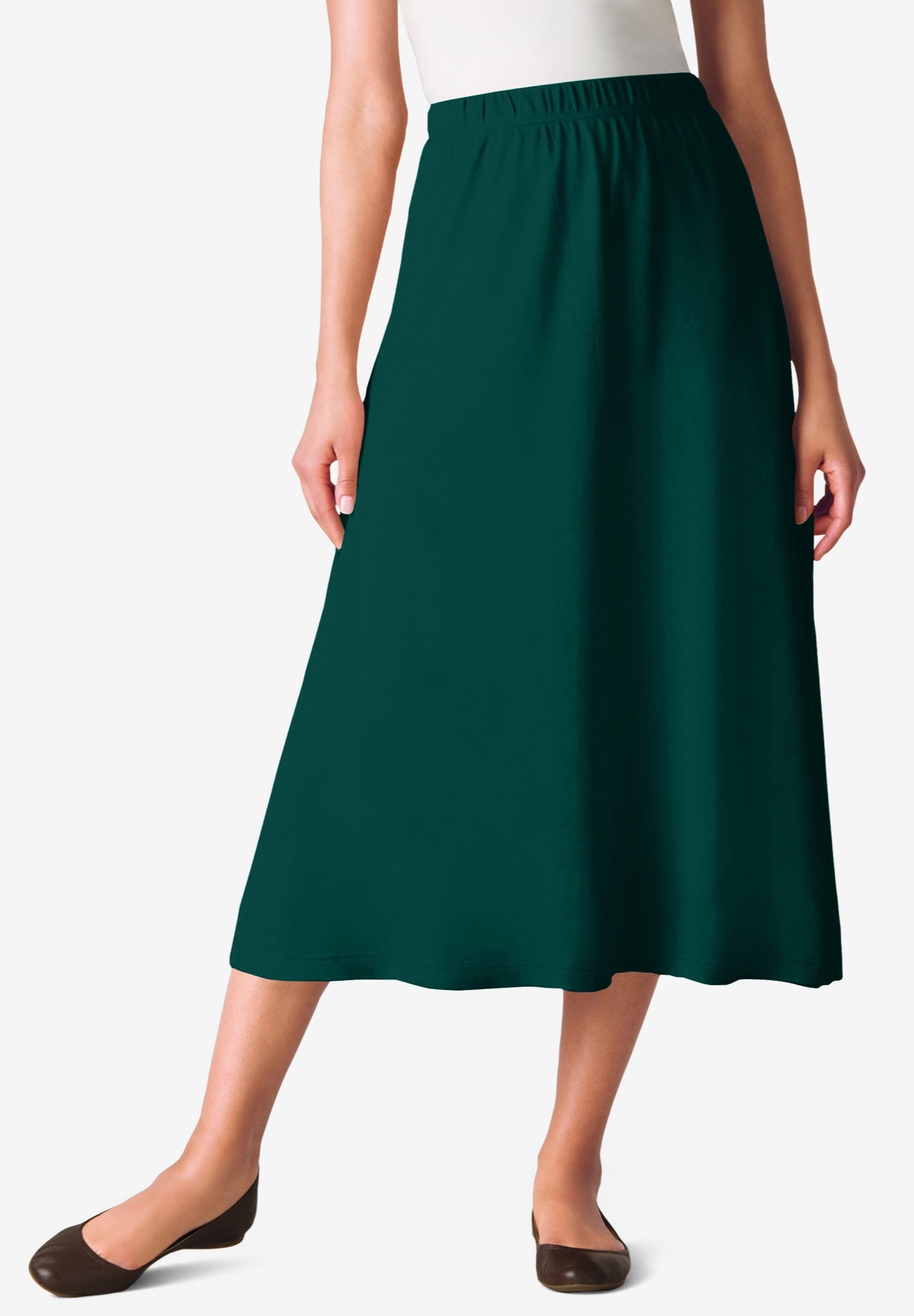 7-Day Knit A-Line Skirt image number 0