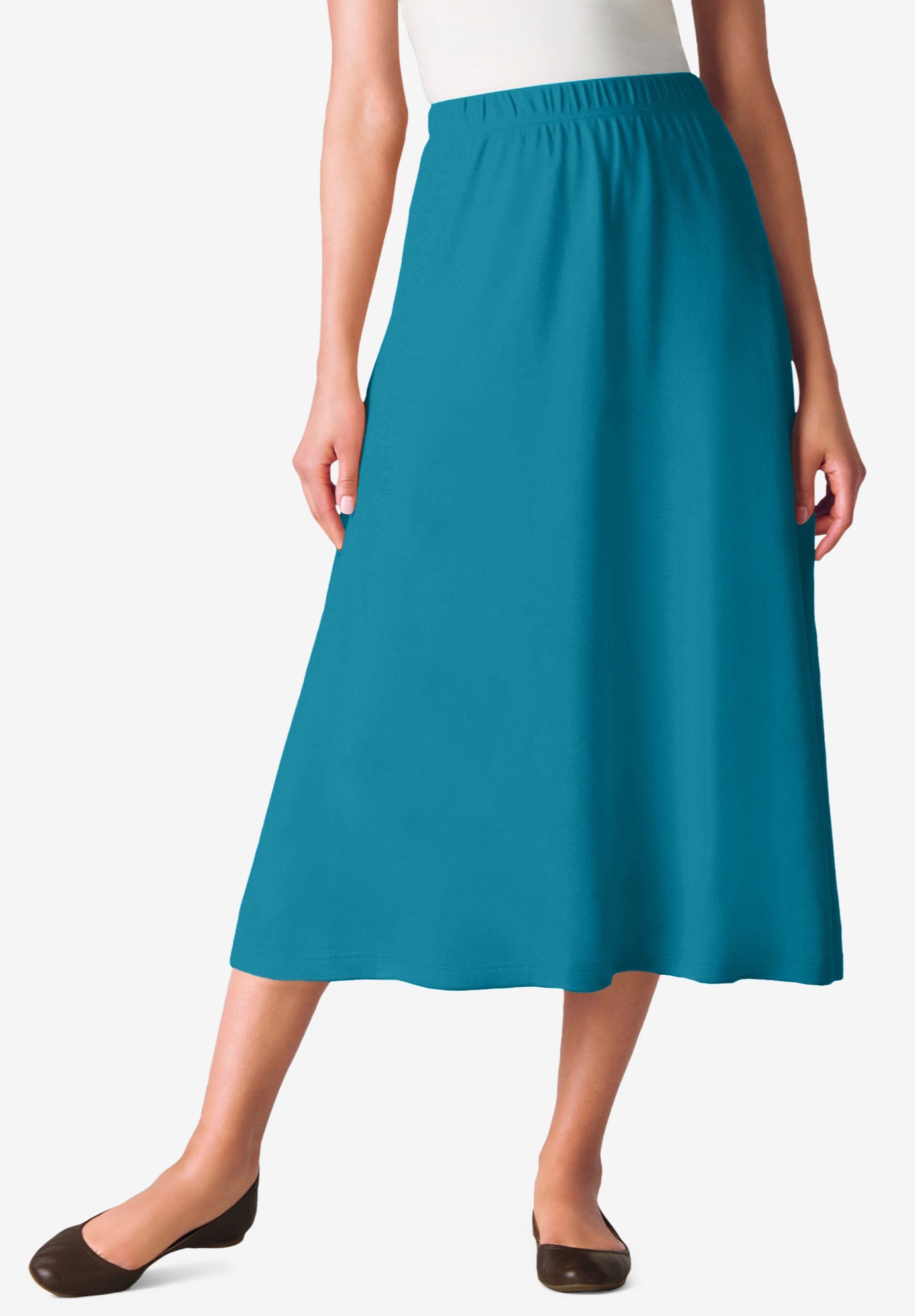 7-Day Knit A-Line Skirt image number 0