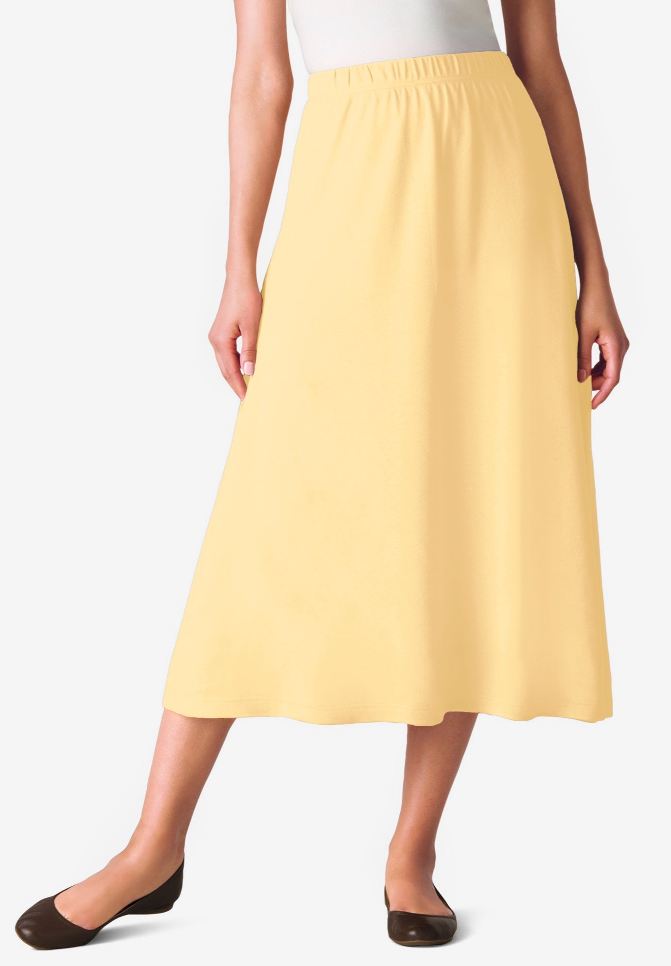 7-Day Knit A-Line Skirt image number 0