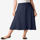 7-Day Knit A-Line Skirt image number null