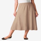 7-Day Knit A-Line Skirt image number null