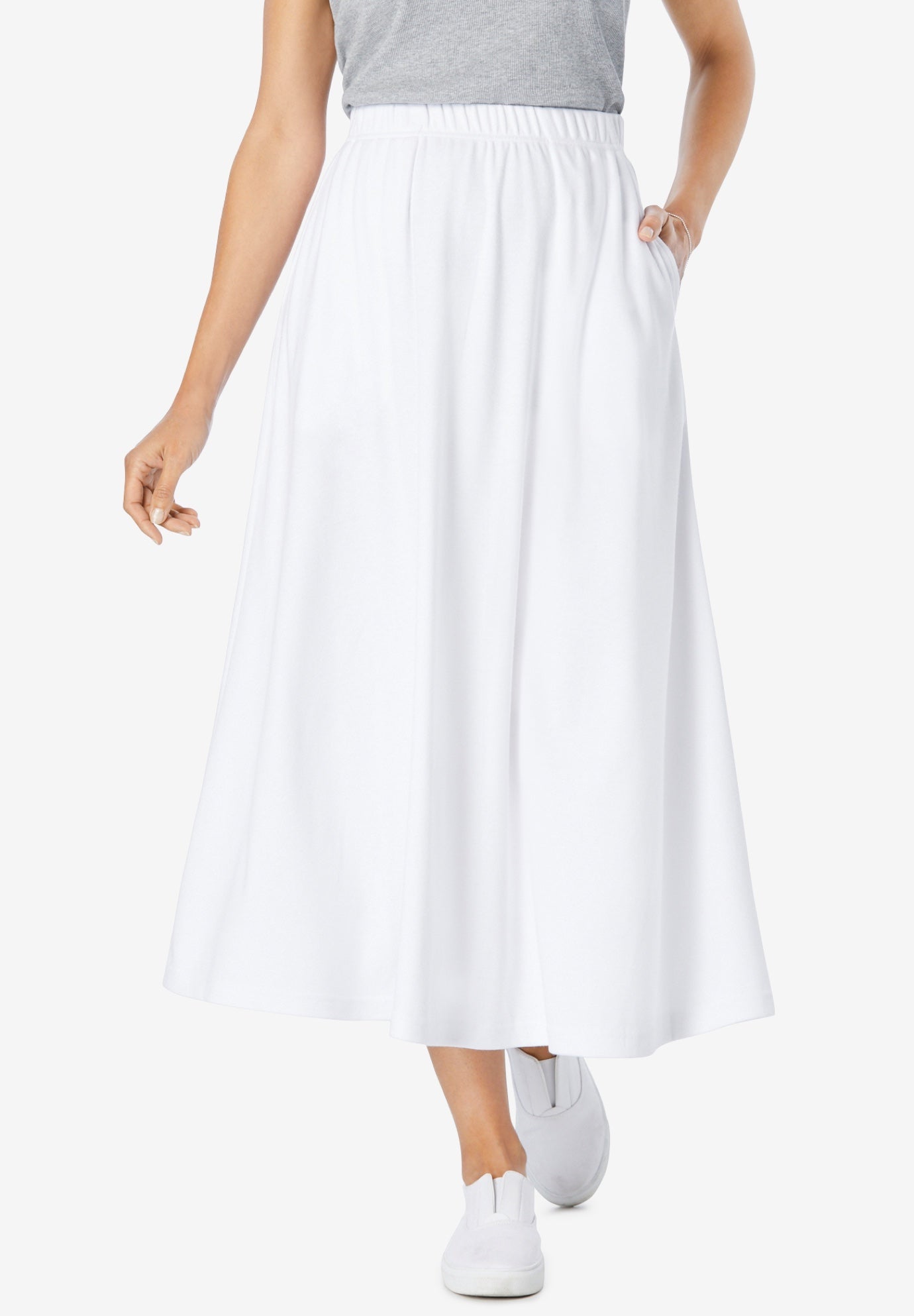 7-Day Knit A-Line Skirt image number 0