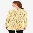 Perfect Printed Long-Sleeve Crewneck Tunic image number null