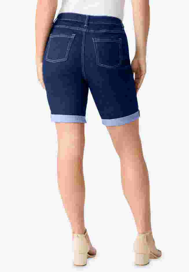 Plus Size Classic Stretch Cuffed Short image number 1