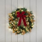 PRE-LIT REGAL 24" Wreath image number null