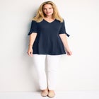 Elbow Tie-Sleeve Tunic image number null