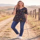 Elbow Tie-Sleeve Tunic image number null