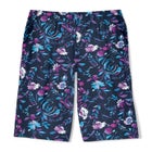 Elastic-Waist Pull-On Knit Pocket Capri Pants image number null