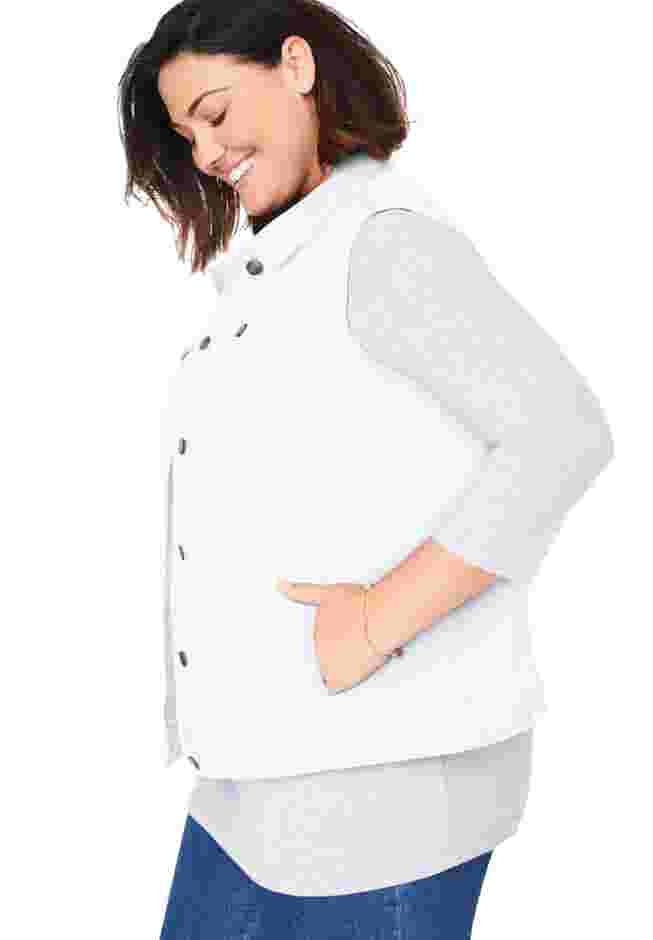 Stretch Denim Vest image number 2