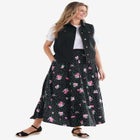 Stretch Denim Vest image number null