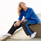 Perfect Three-Quarter Sleeve V-Neck Tunic image number null