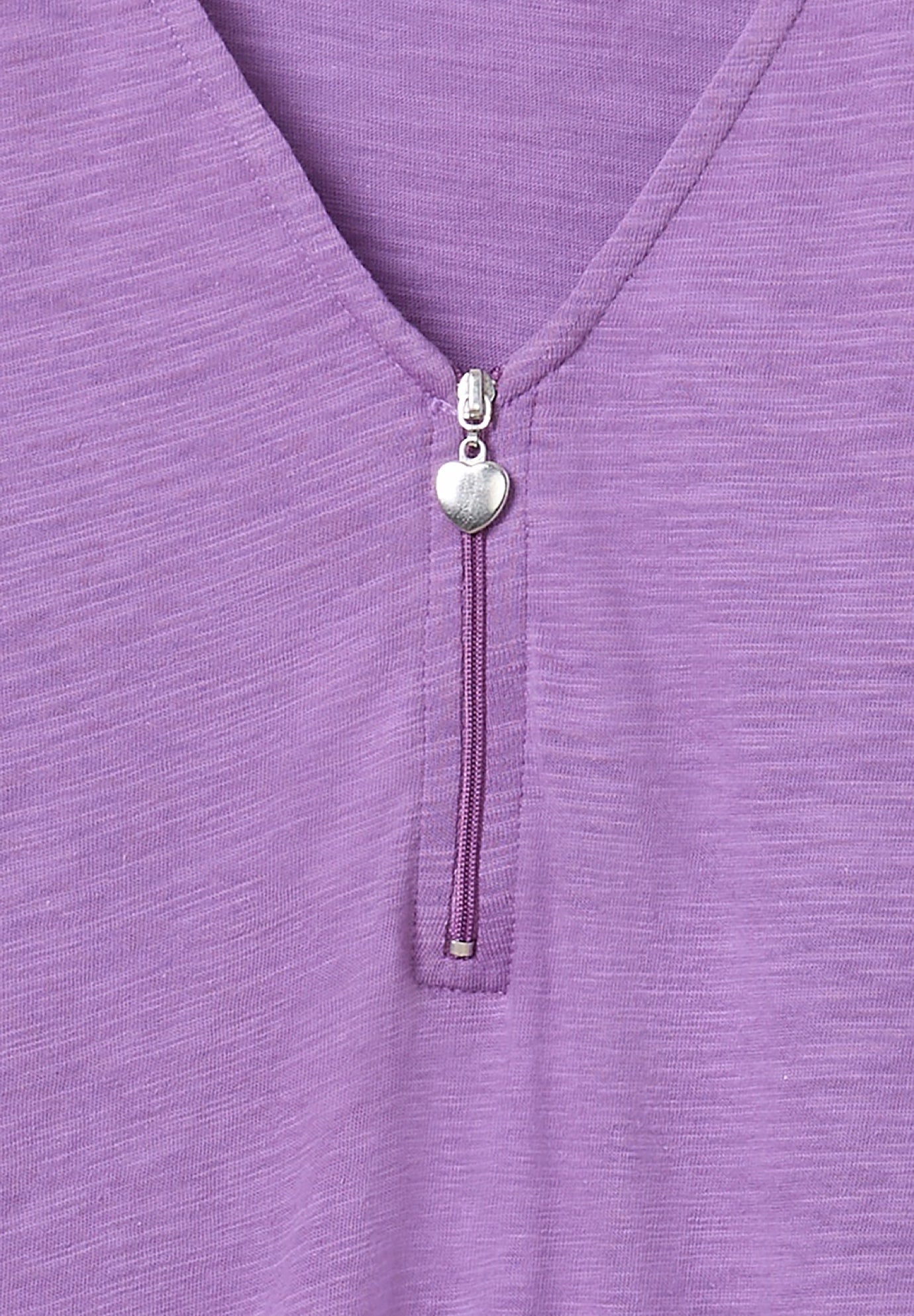 Three-Quarter Sleeve Zipper Tunic image number 2
