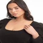 Mutton Sleeve Sweater image number null