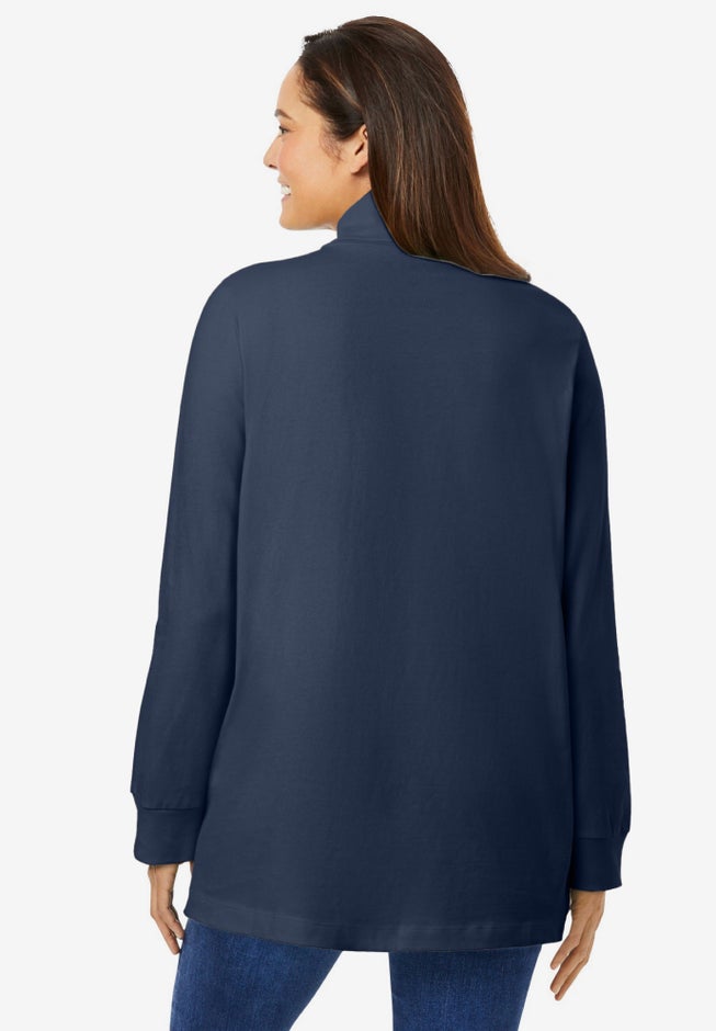 Perfect Long-Sleeve Turtleneck Tee image number 1