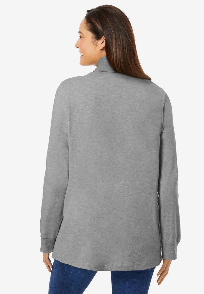 Perfect Long-Sleeve Turtleneck Tee image number 1