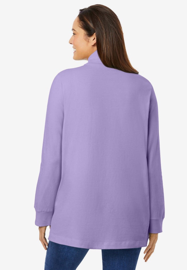 Perfect Long-Sleeve Turtleneck Tee image number 1