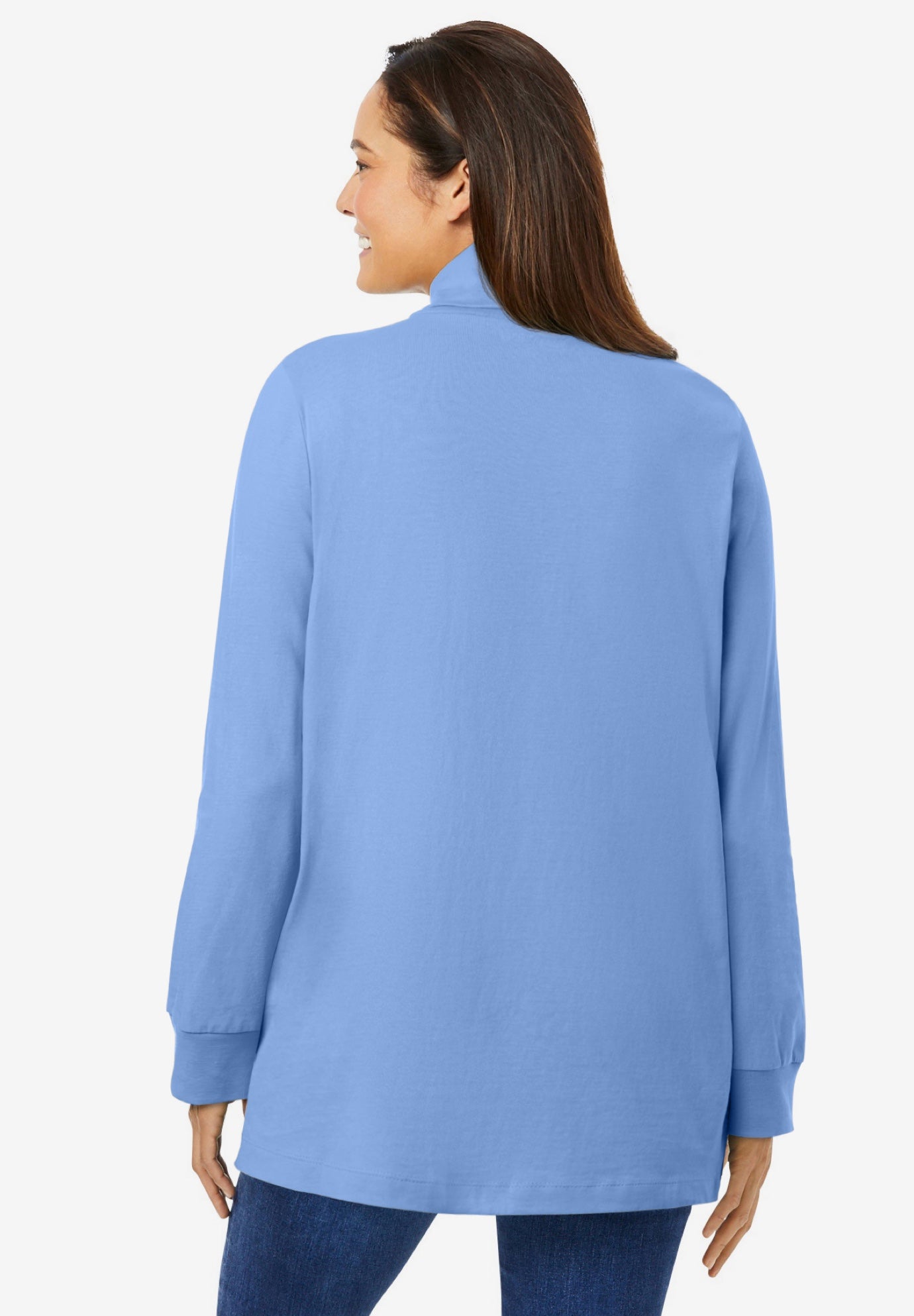Perfect Long-Sleeve Turtleneck Tee image number 1