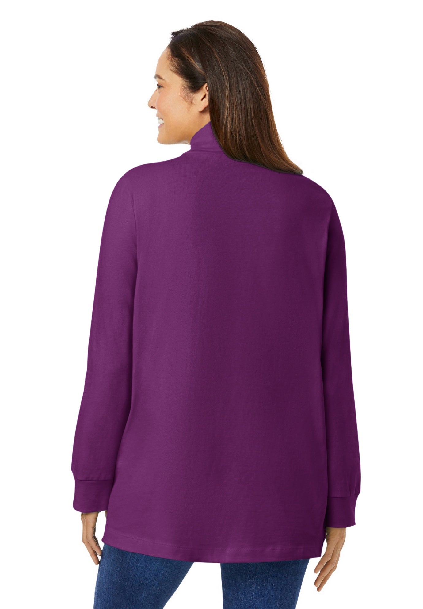 Perfect Long-Sleeve Turtleneck Tee image number 1