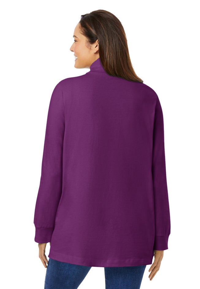 Perfect Long-Sleeve Turtleneck Tee image number 1