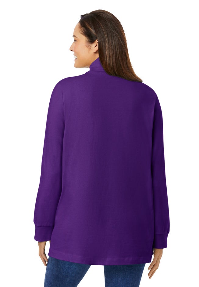 Perfect Long-Sleeve Turtleneck Tee image number 1