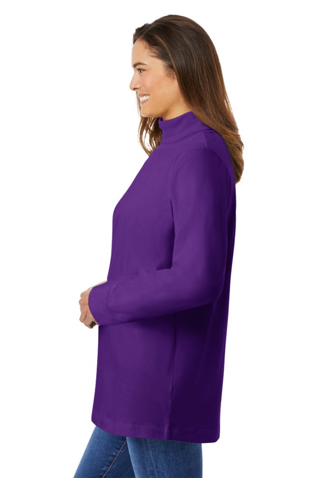 Perfect Long-Sleeve Turtleneck Tee image number 2