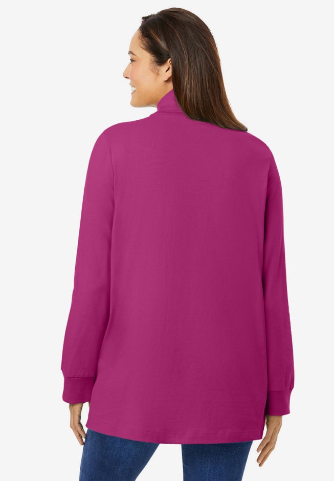 Perfect Long-Sleeve Turtleneck Tee image number 1