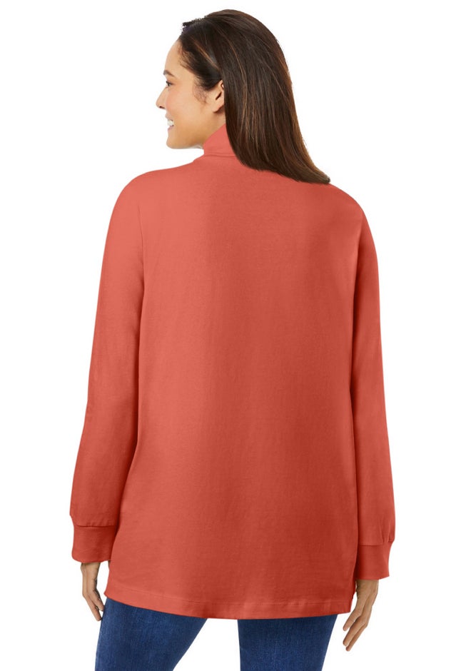 Perfect Long-Sleeve Turtleneck Tee image number 1