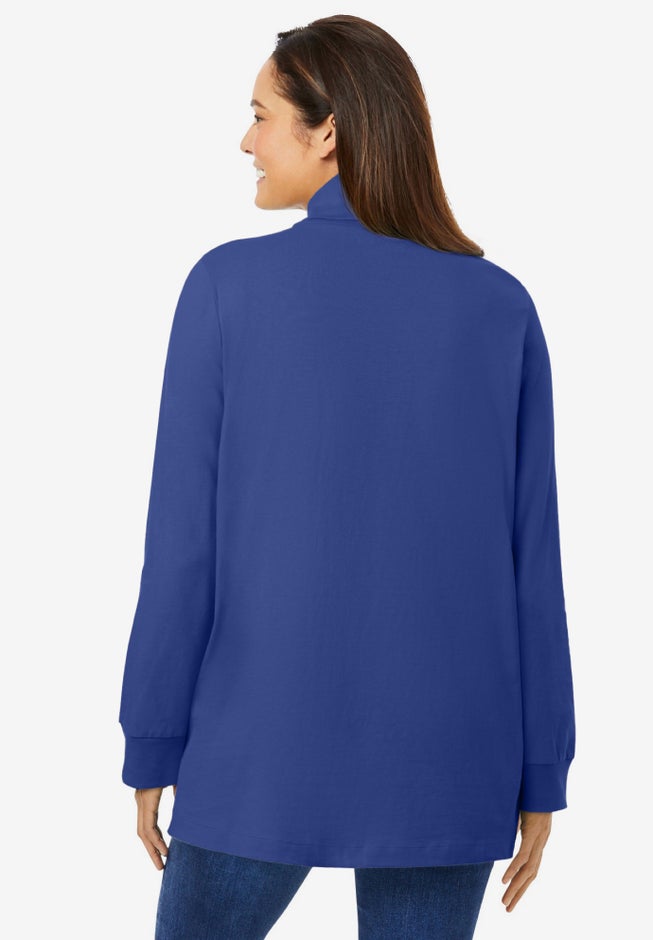 Perfect Long-Sleeve Turtleneck Tee image number 1