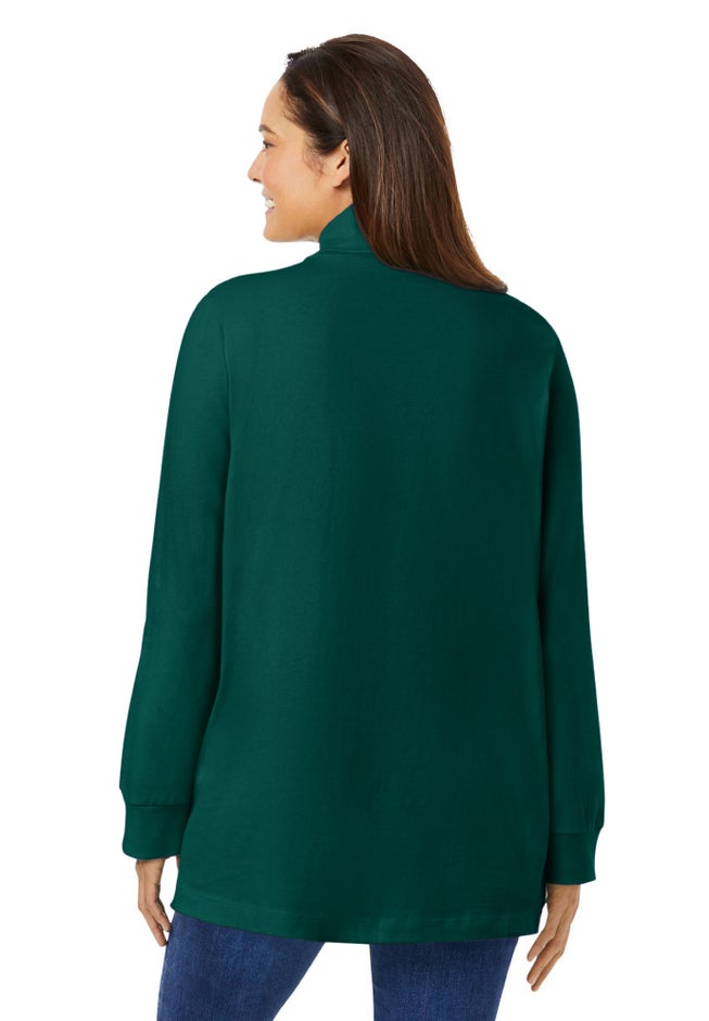 Perfect Long-Sleeve Turtleneck Tee image number 1