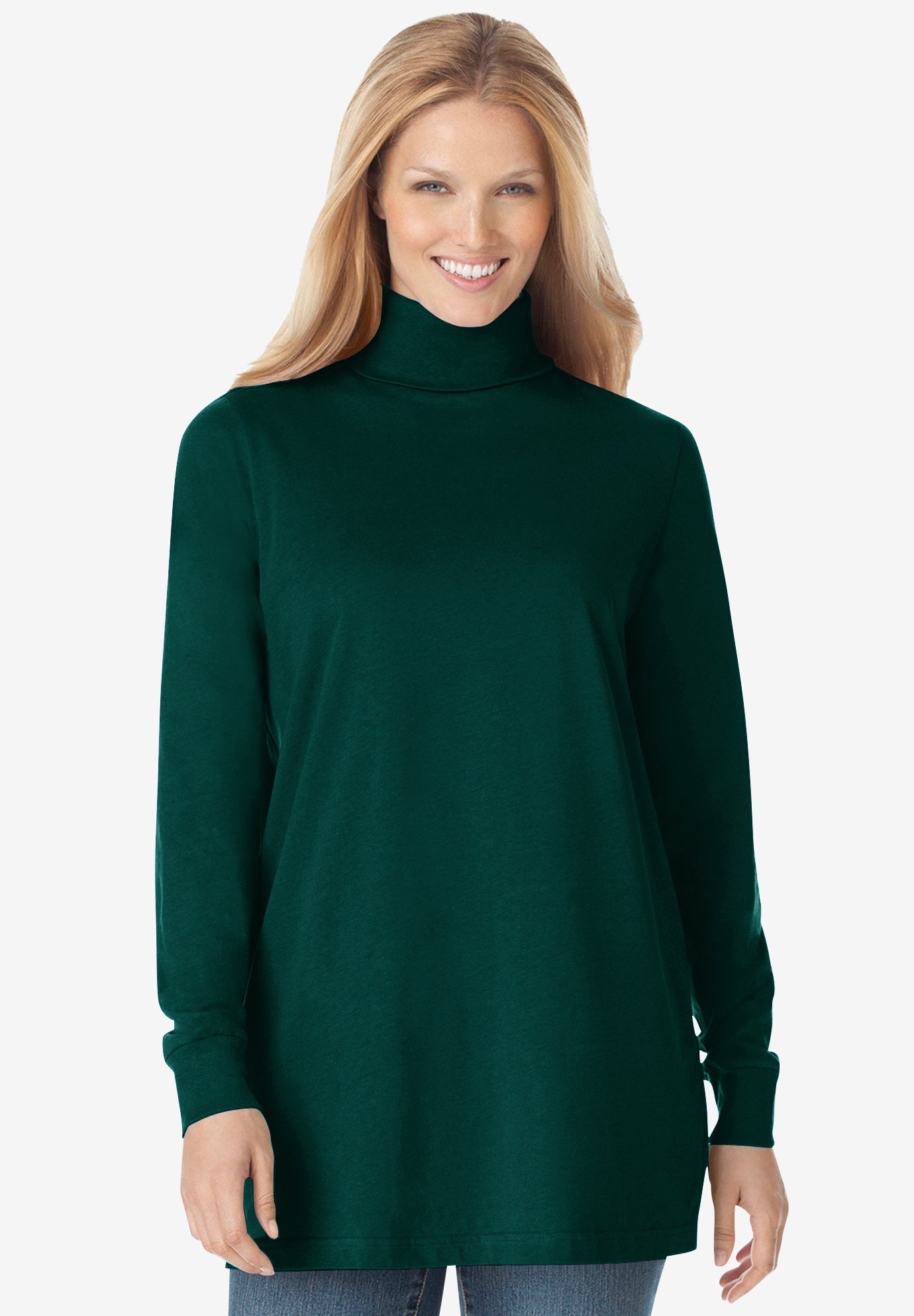 Perfect Long-Sleeve Turtleneck Tee image number 0