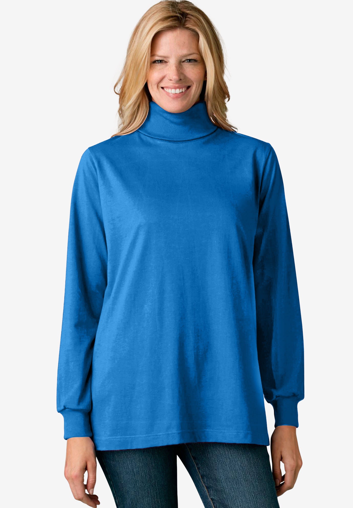 Perfect Long-Sleeve Turtleneck Tee image number 0