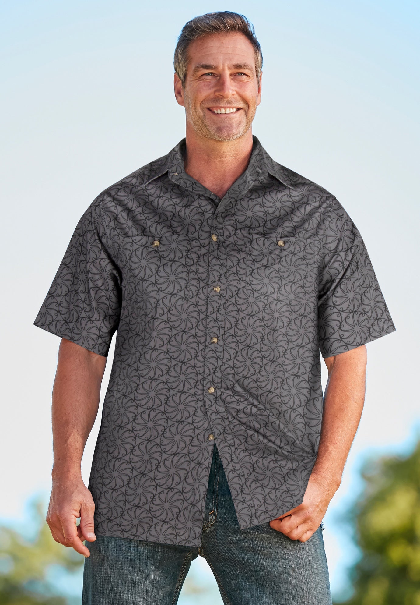 Easy Care Woven Sport Shirt image number 2