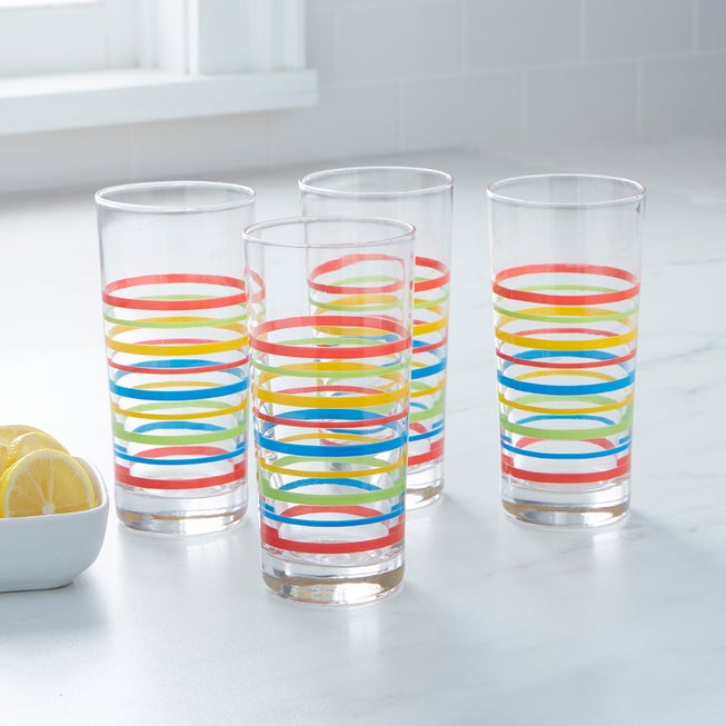 BH Exclusive Set OF 4 Santa Fe Highball Glasses image number 0