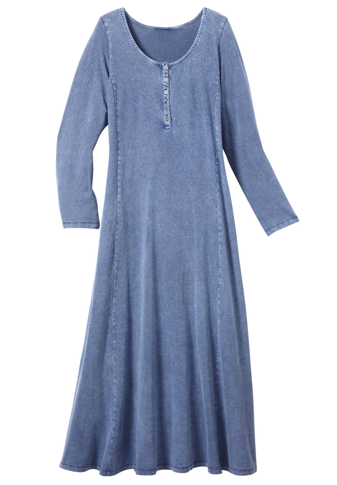 Henley Tee Maxi Dress image number 1