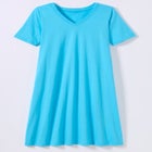 Perfect Short-Sleeve V-Neck Tee Dress image number null