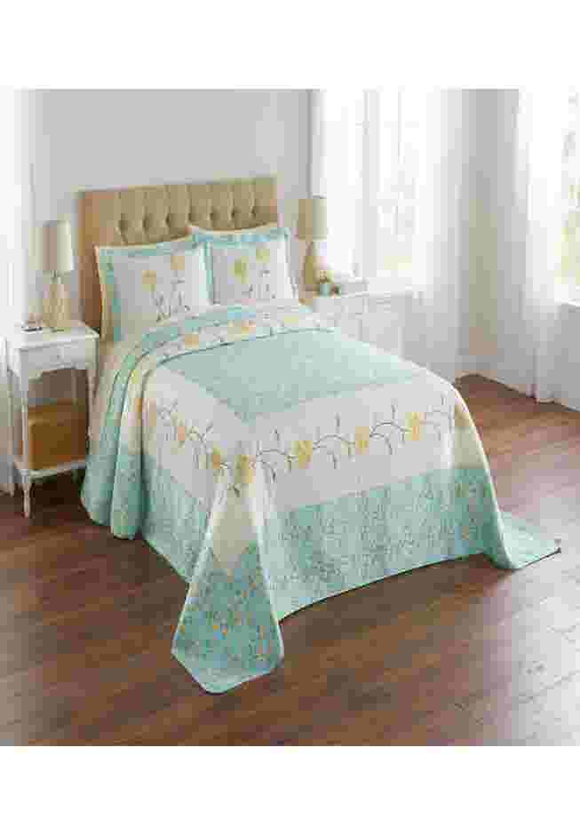 Margaret Embroidered Bedspread image number 0
