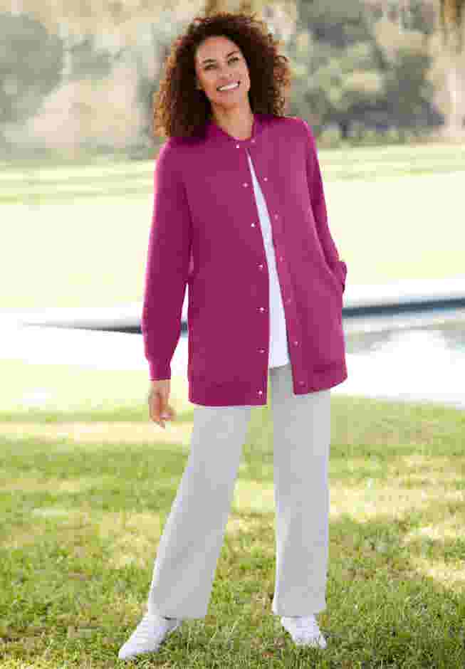 Womens Plus-Size Better-Fleece Pull-On Drawstring Sweatpants image number 0