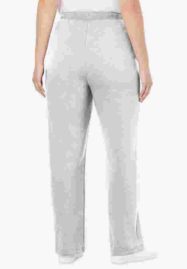 Womens Plus-Size Better-Fleece Pull-On Drawstring Sweatpants image number 2