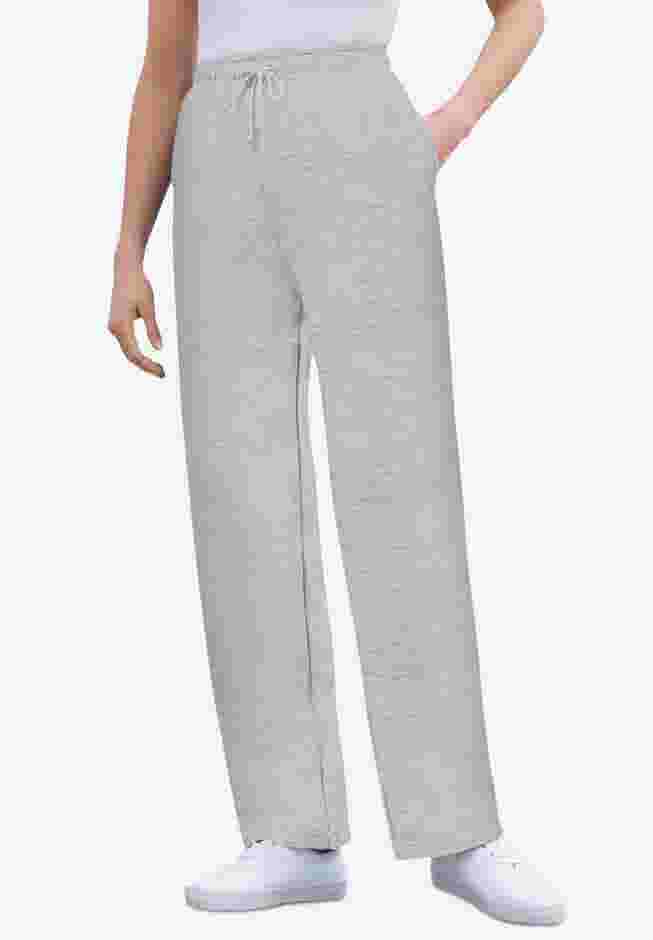 Womens Plus-Size Better-Fleece Pull-On Drawstring Sweatpants image number 1
